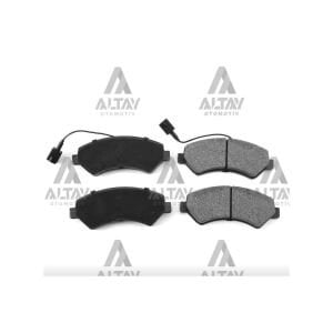 FREN BALATA DUCATO 06-20 / 20= / BOXER III 06-14 / JUMPER III 06-14 / JEST 12= (ÇİFT FİŞLİ) ÖN PEUGEOT BOXER OEM: 77367090