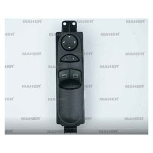 DÜĞME CAM AÇMA CRAFTER 06-16 AYNA AYAR DÜĞMELİ SOL   OEM: 2E0959877J