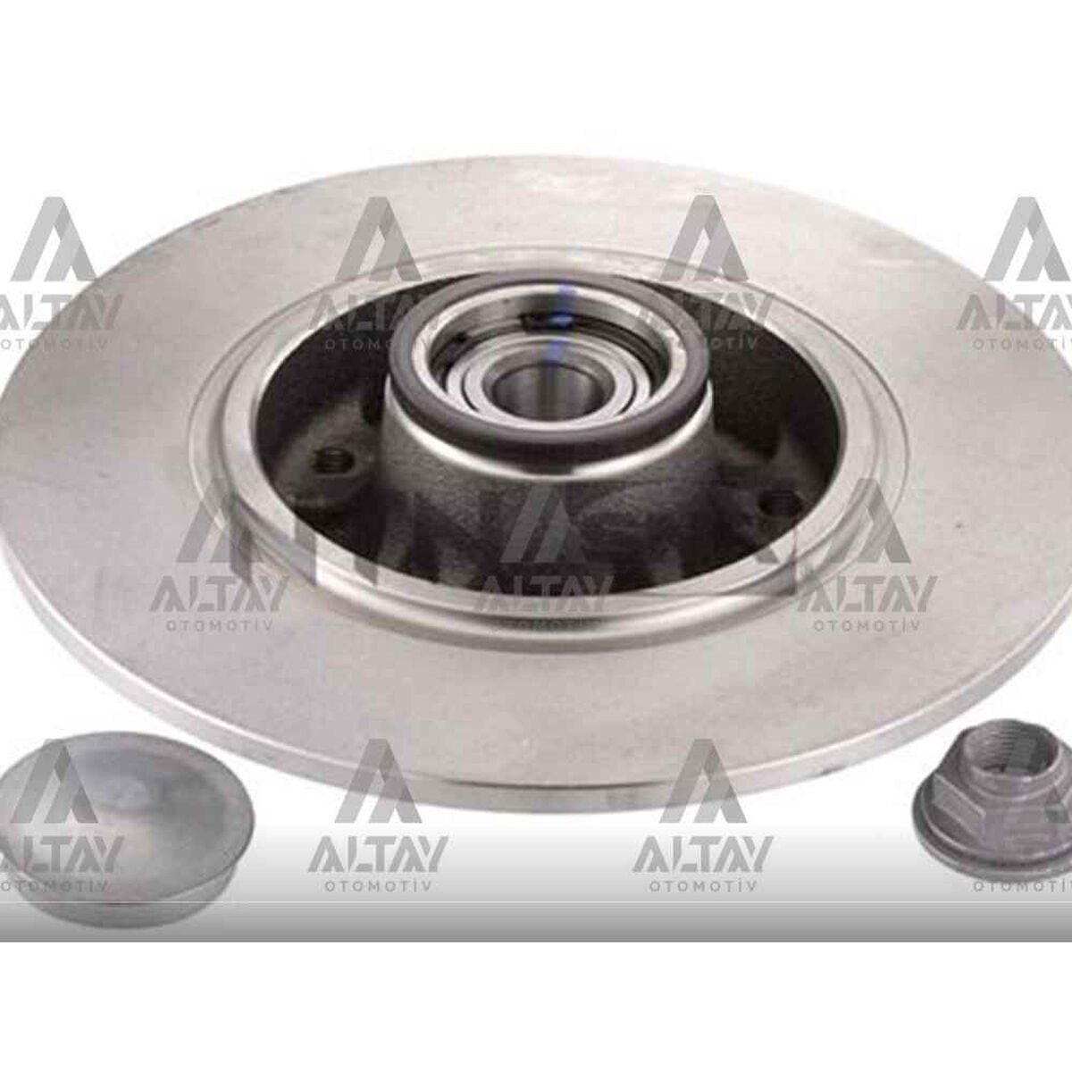 FREN DİSKİ MEGANE IV 15= SEDAN - HB - SW DÜZ ARKA ABSLİ PORYALI RULMANLI 260-5 RENAULT MEGANE OEM: 432000166R