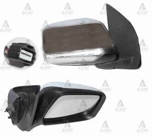 96301-4X10A AYNA DIŞ DİKİZ PICKUP 08= NAVARA ELEKTRİKLİ ISITMALI SİNYALLİ OTOMATİK KATLANIR KROM SAĞ