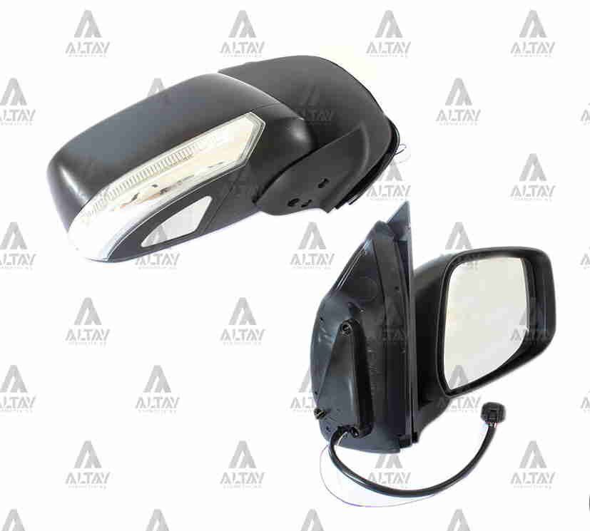 96301-4X10B AYNA DIŞ DİKİZ PICKUP 08= NAVARA ELEKTRİKLİ ISITMALI SİNYALLİ OTOMATİK KATLANIR SİYAH SAĞ