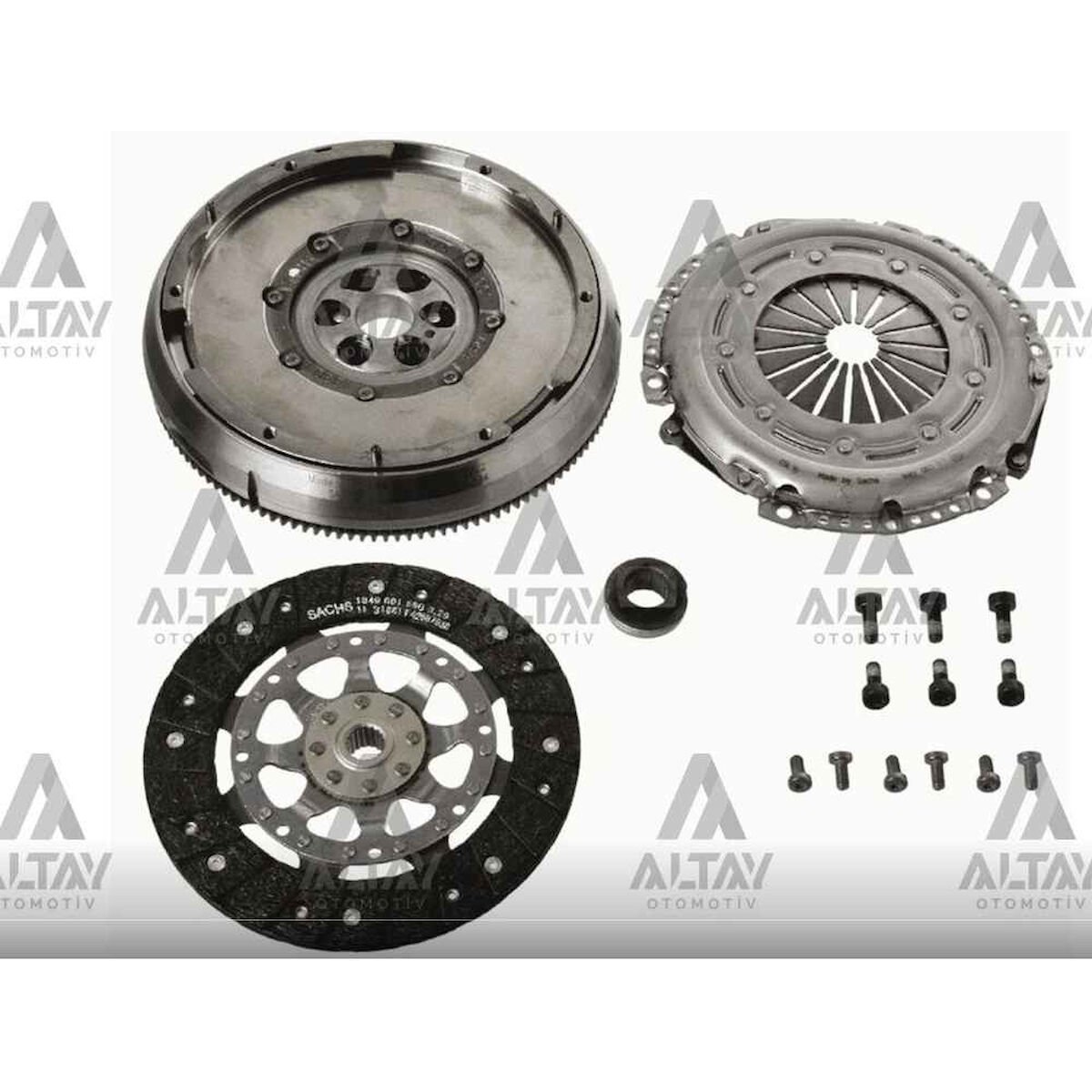 DEBRİYAJ SETİ VOLANLI  307 / 308 / 407 04= 1.6 HDİ (MANUEL SANZUMANLAR İÇİN) PEUGEOT 307, 308, 407 OEM: 0532Q4.