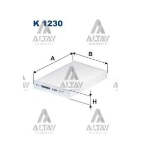 POLEN FİLTRESİ JUKE 10= / FLUANCE 10= / PULSAR 16= KARBONSUZ NISSAN JUKE OEM: 27277-1KA0A