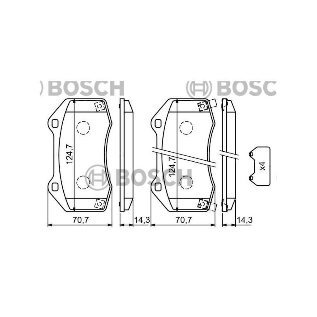 FREN BALATA CORSA D / CORSA E A16LES-A16LER-B16LER-Z16LER ÖN OPEL CORSA OEM: 1605231 - 1605145