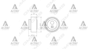 082954 GERGİ RULMANI CITROEN AX / BERLINGO / BX / C15 / SAXO / XSARA / ZX / XM / XANTIA / PEUGEOT 106 / 205 / 206 / 306 / 309 / 405 / 406 / 605 / 806 / EXPERT / PARTNER