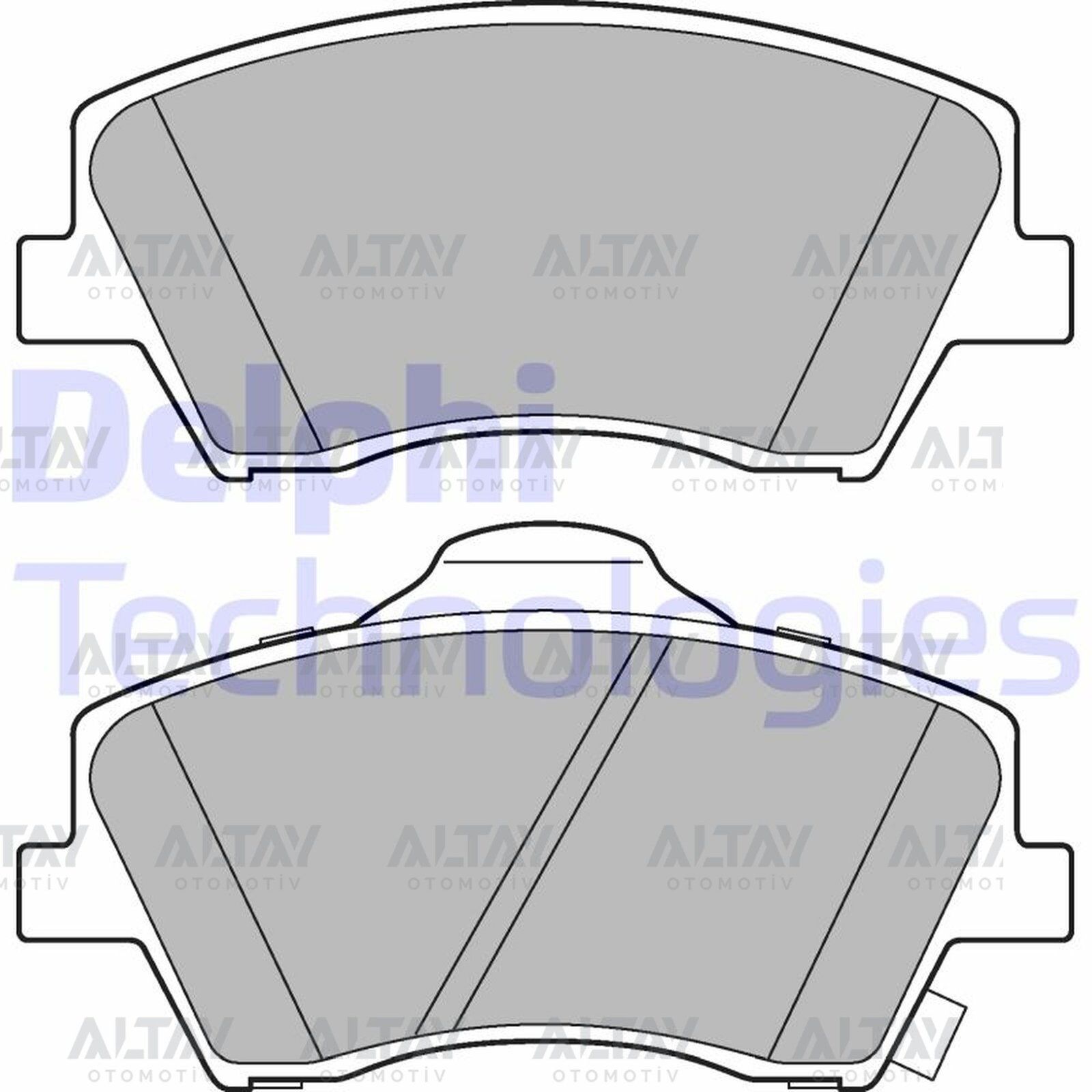 58101-F2A00 FREN BALATA I-30 12-18 / ELANTRA 16-18 / CEED 12-18 / CERATO 12-18 / I-20 15-18 ÖN