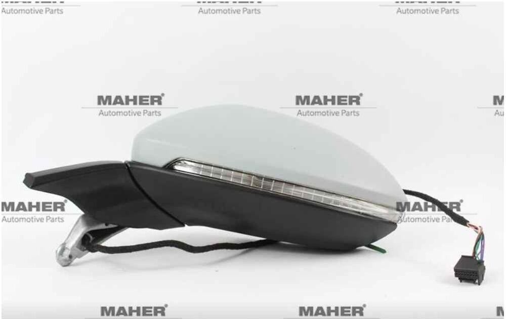 AYNA DIS DIKIZ GOLF7 13= ELEKTRIKLI, ISITMALI, ASTARLI, KATLANIR, YAN-ALT LAMBALI SOL VOLKSWAGEN GOLF OEM: 5G1857507BT9B9