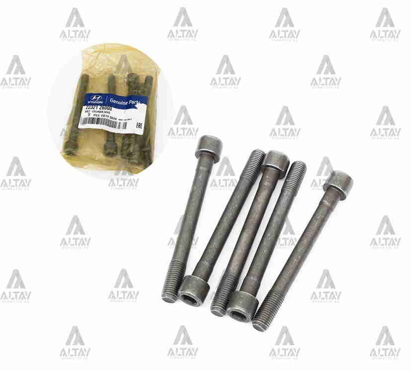 22321-26000 CİVATA SİLİNDİR KAPAK SAPLAMA ACCENT 00-06 / 06-11 ERA / BENZİNLİ