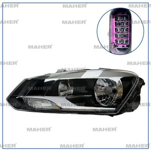 6R1941007F FAR POLO 10-18 H7 HELLA TIP TREND. KROM SOL