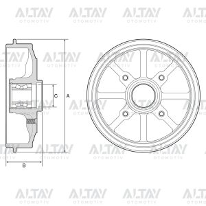424759 FREN KAMPANASI RULMANLI 206 / 207 / 208 / 301 / C2 / C3  00=