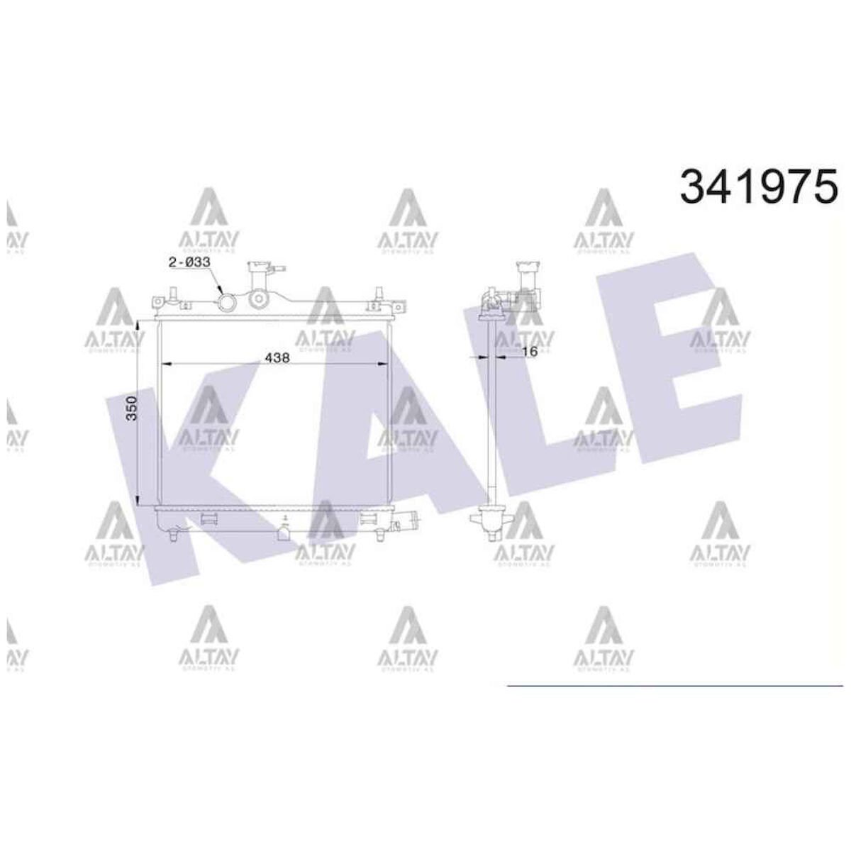 RADYATÖR SU I-10 08-13 M-T BRAZING   OEM: 25310-0X100