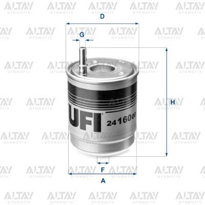 31922-H6970 YAKIT FILTRESI (MAZOT) CEED 18-20 / XCEED 19= 1.6CRDI OEM (ORİJİNAL EQUİPMENT MANUFACTURER)