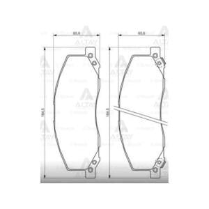 FREN BALATA INSIGNIA A A14NET-B14NET-A16XER-B16DTH (17)  ÖN OPEL INSIGNIA OEM: 13237752 - 1605202