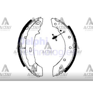 FREN BALATA CLIO II 98-09 / SYMBOL I 98-08 / LAGUNA I 93-02 / LOGAN 04-12 / SANDERO 08= PABUÇ ARKA DACIA, RENAULT CLIO, LAGUNA, LOGAN, SANDERO, SYMBOL OEM: 4241.J1