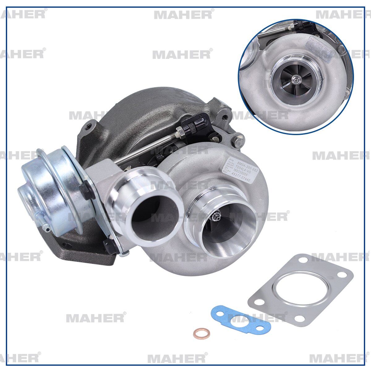 076145701R TURBO CRAFTER 06-12 BJM-BJL 2.5 TDİ 163 HP