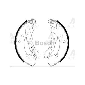 FREN BALATA CLIO III 06-12 / MICRA K12 03-10 / NOTE 07-10 LEVYELI PABUÇ ARKA NISSAN, RENAULT CLIO, MICRA OEM: 7701208357