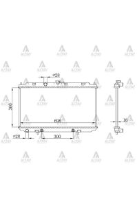 RADYATÖR SU PRIMERA 02-08 / ALMERA 00-06 A-T BRAZING HYUNDAI ERA OEM: 21460-BM702