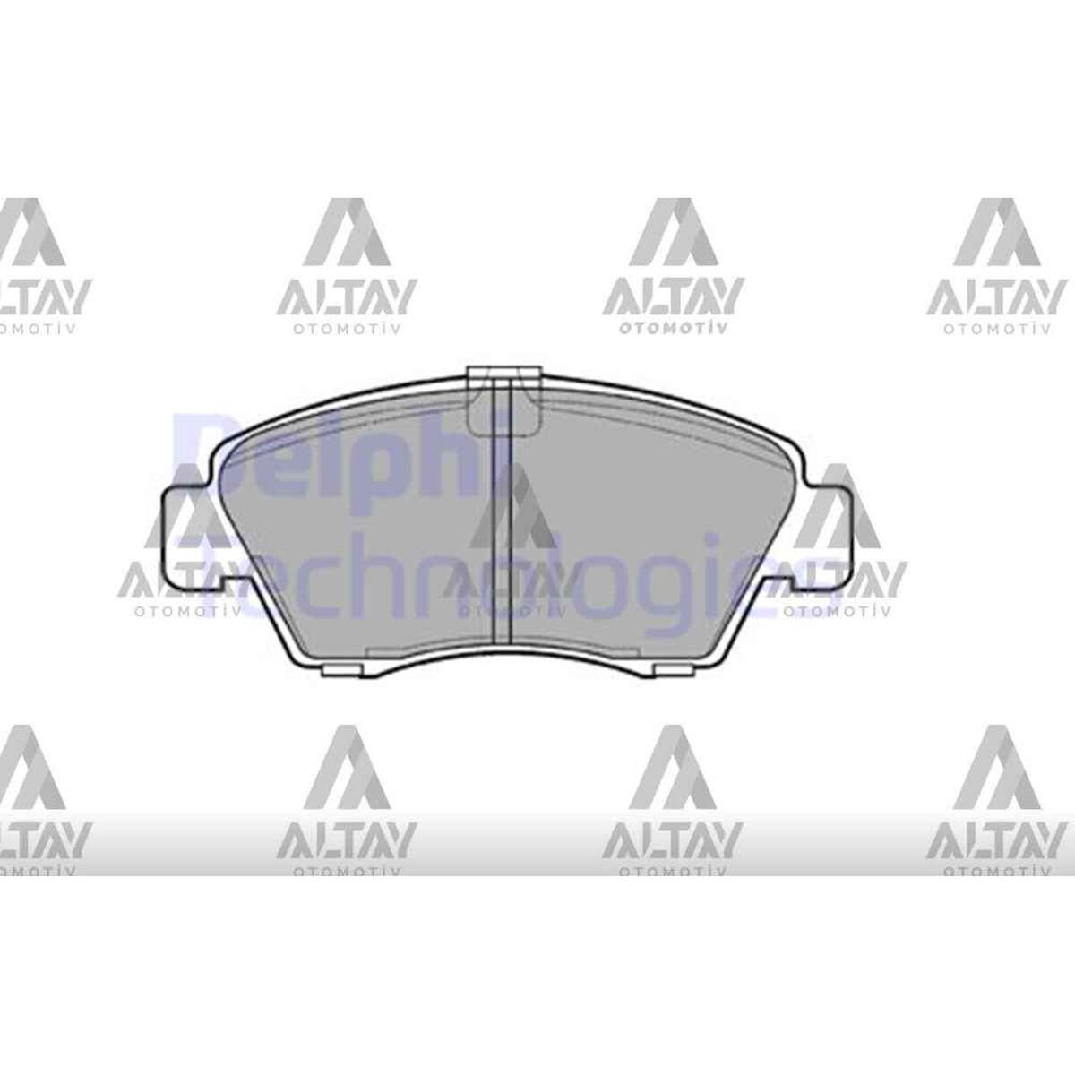 FREN BALATA CIVIC 92-95 / CIVIC 96-00 1.4 / CITY 06-08 / JAZZ 02-08 ÖN HONDA CITY, CIVIC, JAZZ OEM: 06450-S2G-000