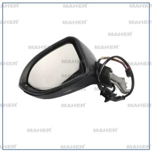 3G1857507AG9B9 AYNA DIŞ DİKİZ PASSAT 14= ELEKTRİKLİ, ISITMALI,SİNYALLİ, ASTARLI SOL