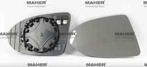 AYNA CAMI PASSAT 14= ELEKTRİKLİ, ISITMALI SAĞ VOLKSWAGEN PASSAT OEM: 3G0857522