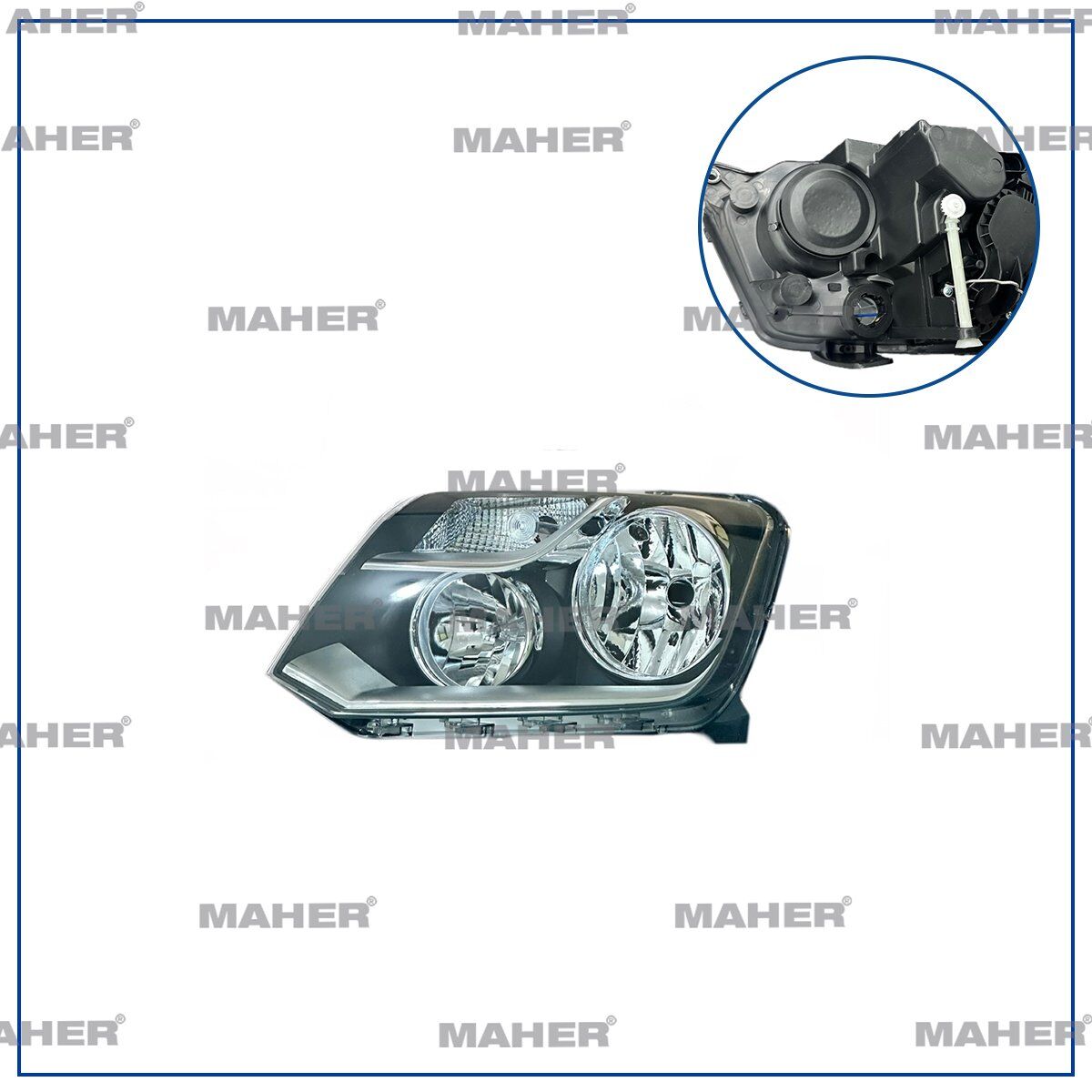 2H1941016AB FAR AMAROK 12-17 (H7-H1) SAĞ